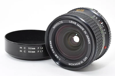 DDP US *N.MINT*Minolta MD W.Rokkor 20mm F/2.8 MF Wide Angle Lens from Japan - Image 1 of 4