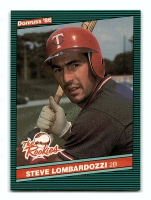 Steve Lombardozzi 1986 Donruss The Rookies #18 Minnesota Twins Mint - Image 1 of 2