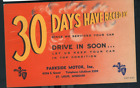 MISSOURI, ST. LOUIS PARKSIDE MOTORS 30 DAYS SERVICE POSTAL CARD 1949(14*)