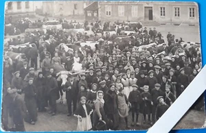Cpa du VAL-D'AJOL Foire dite des Andouilles carte photo Vosges 88 N°717/32 - Foto 1 di 1