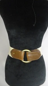 INC International Concepts Womens Wide Stretch Waist Belt Size M/L **New** - Picture 1 of 4