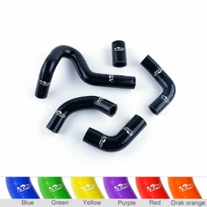 ZAP for 2003-2006 04 05 Ducati 999 749 749R Silicone Radiator Coolant Hose Black - Picture 1 of 11