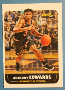 💥Anthony Edwards hot HIGH DRAFT CHOICE CARD 2020 Sports Illustrated For Kids7 - Imagen 1 de 4