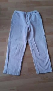 Jeans BHS Universal Elastic Waist Trousers Pants Pockets Belt Hooks Pink Size14 - Picture 1 of 7
