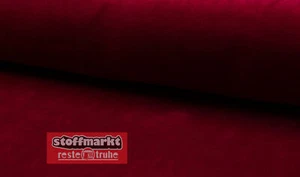 Nicky Velour Stoff bordeaux - Bild 1 von 1
