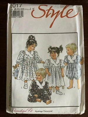 New STYLE Child Infant Dress Romper Pattern 2017 Size 6M - 3 - Image 1 of 4