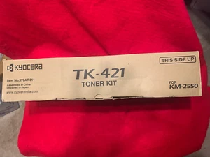 TK421 KYOCERA MITA KM-2550 SERIES TONER KIT BLACK w/Free Economy Shipping - Picture 1 of 4