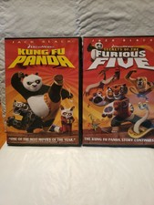 Kung Fu Panda/ Secrets of the Furious Five (DVD, 2008, 2-Disc Set, FS/WS Side-b…
