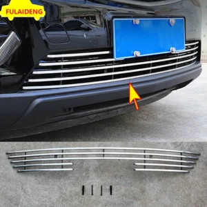 For Cadillac XT5 2016-21 Alloy Front Bumper Botton Mesh Grille Grill Strip Trims - Picture 1 of 6