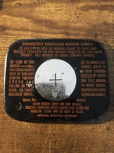 WWII-World War 2 Era ESM/1 Signaling Mirror From An E-17 Pilots Survival Kit - Picture 1 of 2