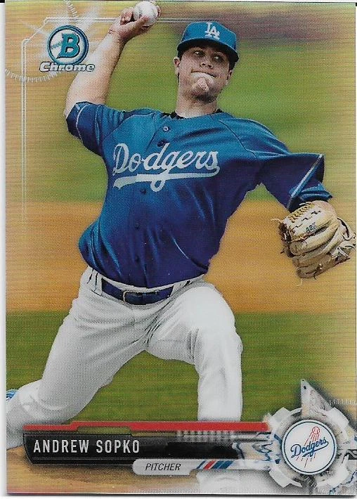 2017 BOWMAN CHROME REFRACTOR BCP83 ANDREW SOPKO RC 216/499 FREE SHIPPING  - Image 1 of 1