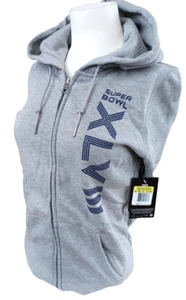 Nike Women's Denver / Seattle Super Bowl XLVIII Gray Zip-Up Hoodie - Picture 1 of 3