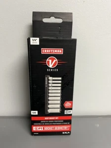 CRAFTSMAN 10 PC. 1/4" DRIVE SOCKET SET CMMT17315V (J27002781) - Picture 1 of 2