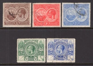 Bermuda 1920-1921 GV Types 5 Stamps FVF Used CV$64 - Picture 1 of 1
