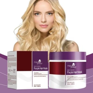 Karseell Purple Hair Mask 100ml Maca Essence Deep Nourishs Brighten Hairs UK - Picture 1 of 12