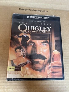 QUIGLEY DOWN UNDER (1990) Reg Free 4K UHD Blu Ray NEW & SEALED Tom Selleck - Picture 1 of 3