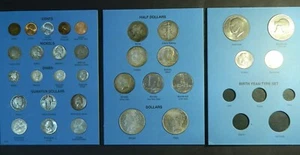 Type Collection of Twentieth Century US Coins Complete Set, Birth Year Part Open - Picture 1 of 10