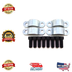 116/00525 & 826/00892 - JCB BACKHOE  PROPSHAFT STRAP & SCREWS 4 PCS. - Picture 1 of 5