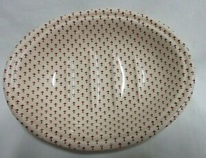 Crabtree & Evelyn London Mason Ceramic Oval Soap Holder Dish COUNTRY ENGLAND