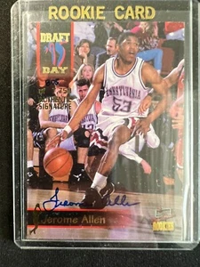 1995 DRAFT DAY Signature Rookies Jerome Allen #6 Autograph #'d  805/7750 - Picture 1 of 2