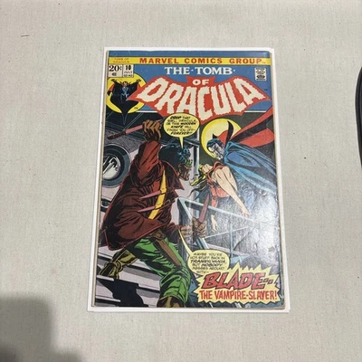 Vintage Tomb of Dracula #10 Marvel Comics 1973 1st Appear of Blade Estimated FN - Image 1 of 4