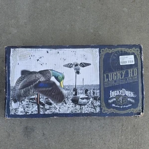 LUCKY DUCK LUCKY HD DRAKE MALLARD RAPID FLYER SPINNING WING MOTION DUCK DECOY - Picture 1 of 13