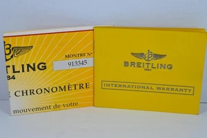 Breitling B1 International Warranty & COSC Certificate A78362 913345 2007 - Picture 1 of 4