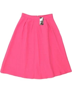 OASIS Womens A-Line Skirt UK 12 Medium W30 Pink Cotton BK06 - Picture 1 of 3