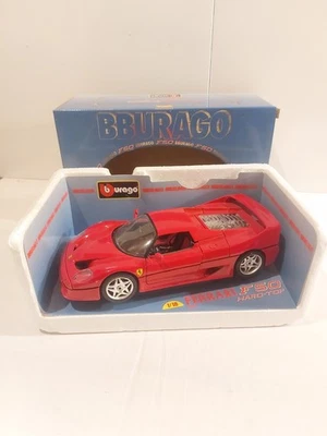 Burago Ferrari F50 hard top scala 1/18 con scatola originale - Immagine 1 di 4