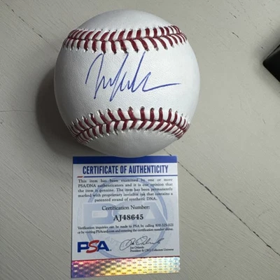 Béisbol ROMLB firmado por Ian Anderson PSA ADN automático Foto 1 de 2