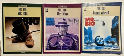 RARE Lot of 3 Mr. Big Paul Gilbert Japan Band Score Guitar Tab Books Hey Man - Image 1 of 3