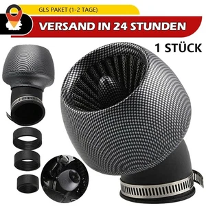 45 Grad Luftfilter 28-48mm Motorrad Roller Luftfilter Sportluftfilter Reiniger - Bild 1 von 12