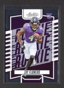 2023 Panini Absolute - #111 Zay Flowers Rookie Card RC Baltimore Ravens - Picture 1 of 2