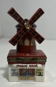 CAJA LIMOGES - CLUB NOCTURNO Y MOLINO DE VIENTO MOULIN ROUGE - PARÍS FRANCIA - TOULOUSE-LAUTREC - Imagen 1 de 5