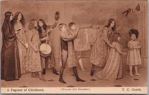 LIVERPOOL, Inglaterra Postal GALERÍA DE ARTE CAMINANTE "Desfile de la Infancia por Gotch" - Imagen 1 de 2