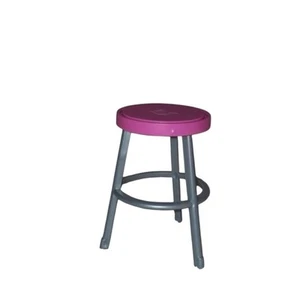 Bratz 1:12 Miniature Pink & Gray Bar Stool for Dollhouse Diorama - Picture 1 of 5