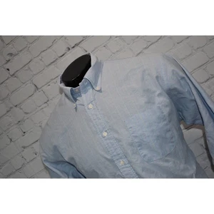 Camisa de Vestir B-D BAGGIES Hombres XL Calce Clásico Algodón Azul Rayas Hecha en EE. UU. - Imagen 1 de 7