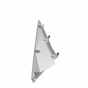 Polaris Front Rear Door Panel, Painted, White Lightning - Picture 1 of 2