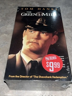 The Green Mile VHS 2000 Video Tape 2-Tape Set ***BLOCKBUSTER RENTAL*** Foto 1 de 4