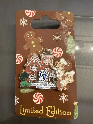 DISNEY WDW 2012 ПРЯНИЧНЫЙ ДОМИК GRAND FLORIDIAN CHIP & DALE LE - Изображение 1 из 2