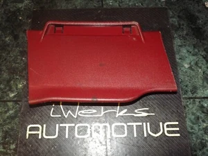 OEM 80-83 Honda Civic SA0 front driver dashboard interior fuse panel cover red L - Picture 1 of 5