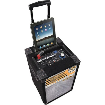DJ Tech - UCUBE85-MKII - Portable PA System with IOS Dock 4 CH Mixer USB - Image 1 of 4