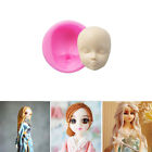 3D Baby Face Silicone Cake Mould Fondant Sugarpaste DIY Doll Head Mold New @I