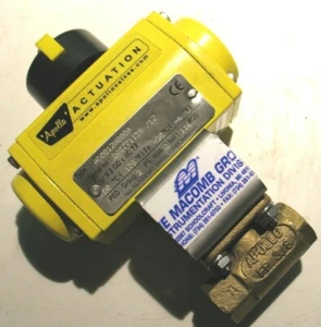 NUOVA VALVOLA A SFERA PNEUMATICA APOLLO AD0012N000A 3/8NPT 600PSI WOG P8223 - Foto 1 di 9