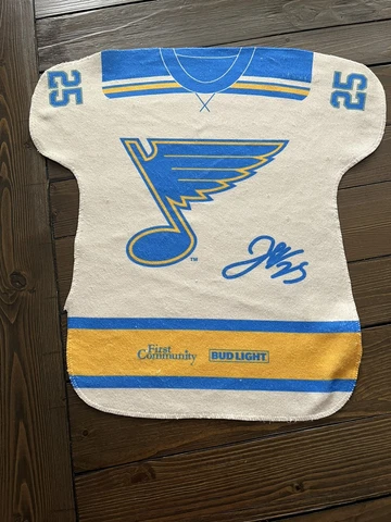 St Louis Blues 2022 Playoff Game 3 Jordan Kyrou Rally Towel SGA 05/21/2022 Cover