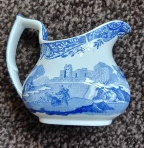 Spode Blue italienisches kleines Milch-/Sahnekännchen 9 cm hoch neuwertig - Bild 1 von 4
