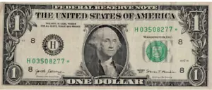 2017 STERNSCHEIN (H 03508277*) ONE DOLLAR SCHEIN. 80,5% Coolness - Bild 1 von 2