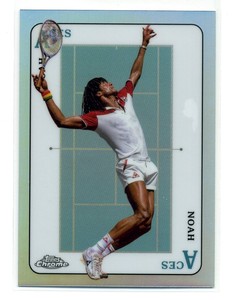 2021 Topps Chrome - Yannick Noah - Ace Single Tennis Card #ACE-16