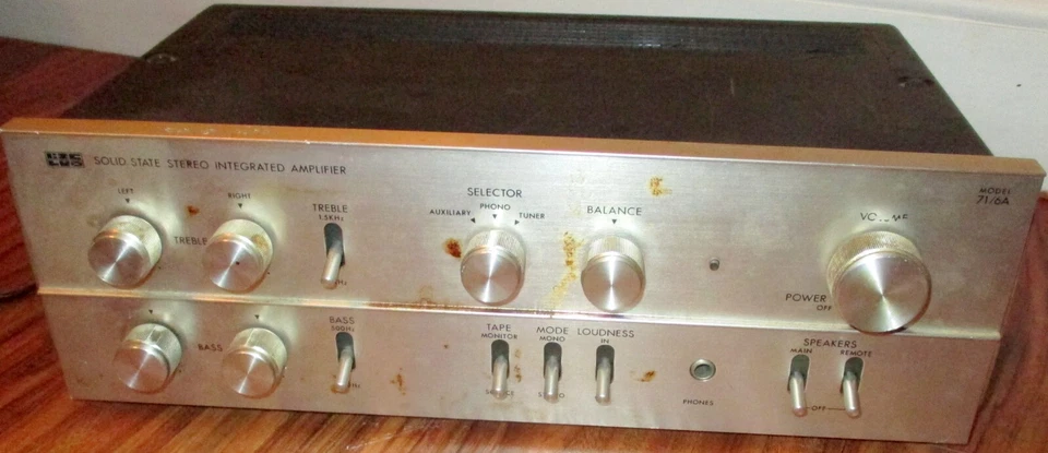 Luxman B.I.C. Amplificador Modelo 71/6A - Probado/Funciona Foto 1 de 3