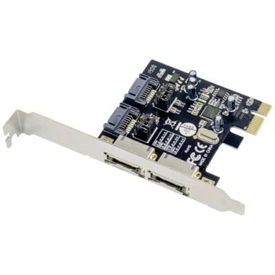 Conceptronic CSATA600EXI 2+2 Porte Controller SATA PCI Express, SATA, eSATA - Immagine 1 di 2